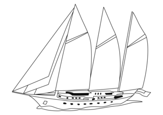 Bateau 21 - Coloriages divers - Coloriages - 10doigts.fr